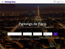 Tablet Screenshot of parking-paris.fr